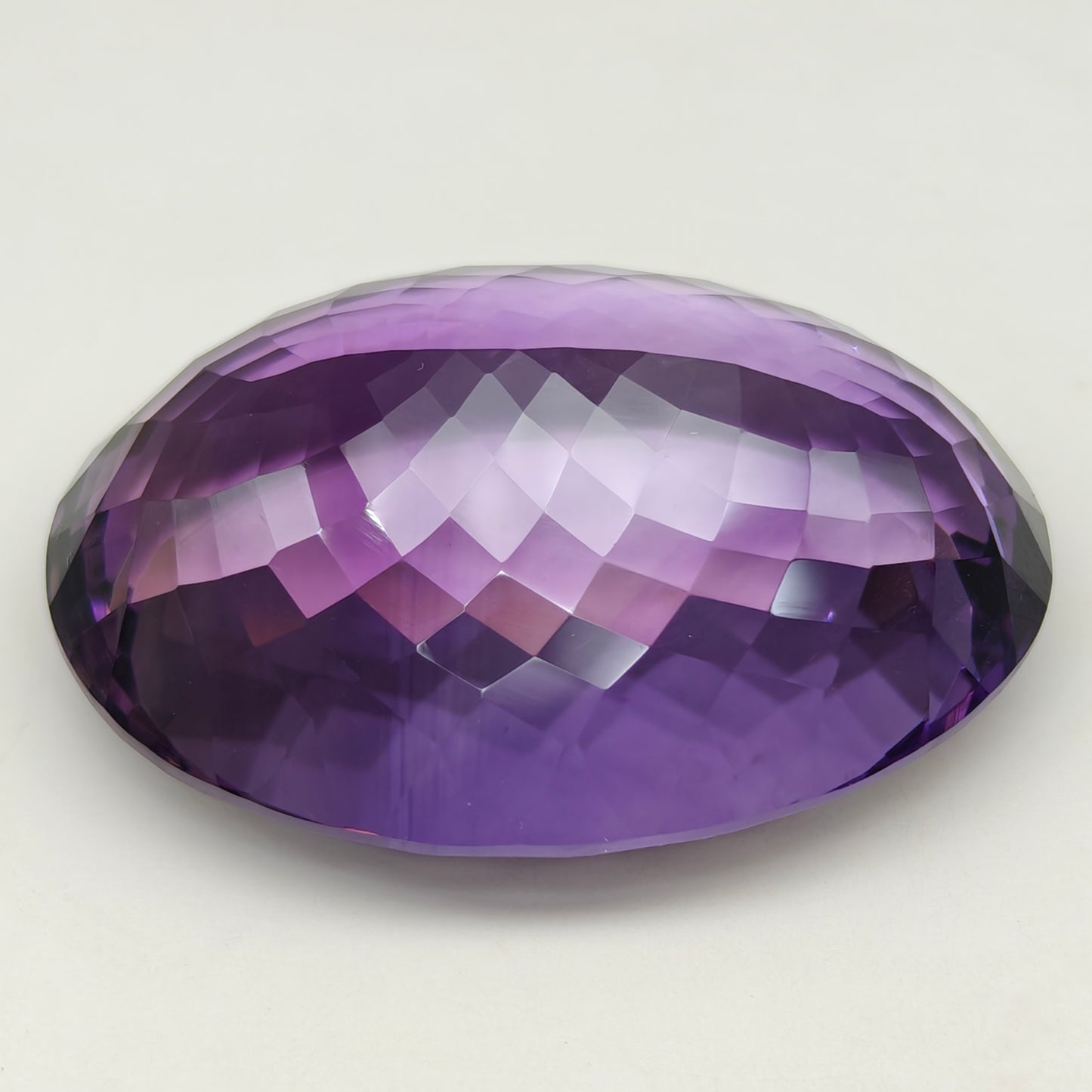 Natural Amethyst – 106.40 Carats | Rich Purple Oval Gemstone, Large Size Amethyst Stone.